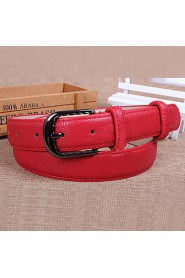 Women Leather Fashion Korean style Wide Belt,Vintage/ Cute/ Party/ Casual Alloy