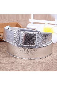 Women Leather Fashion Wide Belt,Cute/ Party/ Casual Alloy