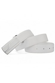 Men's Sport Smooth Buckle Genuine Leather Belt(2 Colors)