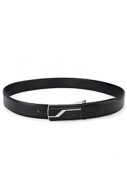 Men's Sport Smooth Buckle Genuine Leather Belt(2 Colors)