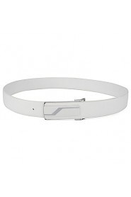 Men's Sport Smooth Buckle Genuine Leather Belt(2 Colors)