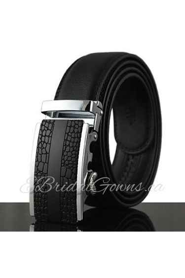 Men Buckle/ Waist Belt,Vintage/ Party/ Work/ Casual Alloy/ Leather All Seasons