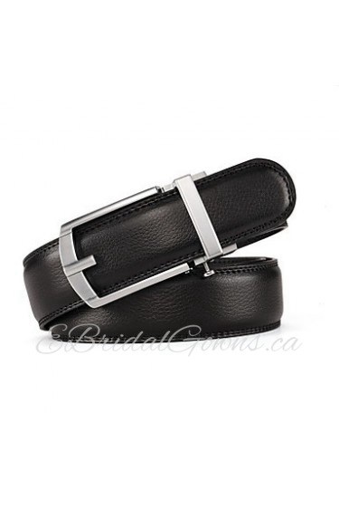 Colors Ratchet Belt Luxurious Genuine Leather Pin Buckle Belt Can Adjust Size