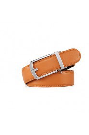 Colors Ratchet Belt Luxurious Genuine Leather Pin Buckle Belt Can Adjust Size