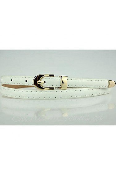 Women Skinny Belt,Cute/ Casual Leather All Seasons