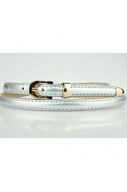 Women Skinny Belt,Cute/ Casual Leather All Seasons