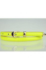 Women Skinny Belt,Cute/ Casual Leather All Seasons