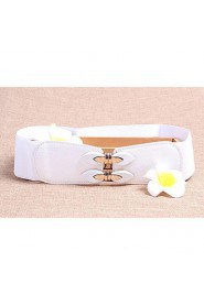 Women Leather Fashion Wide Belt,Vintage/ Cute/ Party/ Casual Alloy