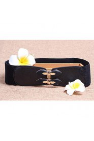 Women Leather Fashion Wide Belt,Vintage/ Cute/ Party/ Casual Alloy