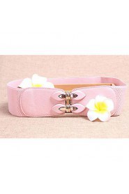 Women Leather Fashion Wide Belt,Vintage/ Cute/ Party/ Casual Alloy