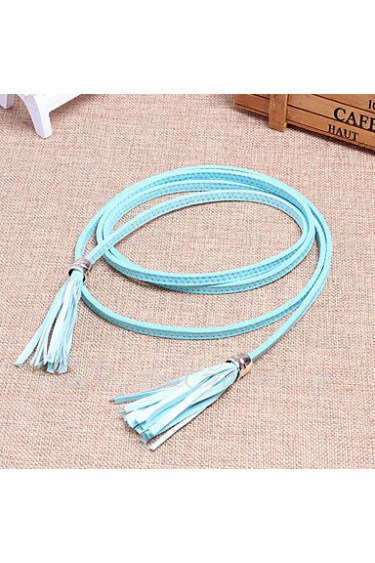 Women Leather Fringed Chain,Vintage/ Cute/ Party/ Casual Alloy