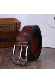 Men Waist Belt,Work/ Casual Alloy/ Leather All Seasons