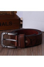 Men Waist Belt,Work/ Casual Alloy/ Leather All Seasons