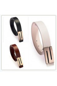 Men/ Women Waist Belt,Party/ Work/ Casual Alloy/ Leather Summer/ Winter/ All Seasons