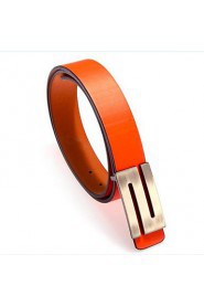 Men/ Women Waist Belt,Party/ Work/ Casual Alloy/ Leather Summer/ Winter/ All Seasons