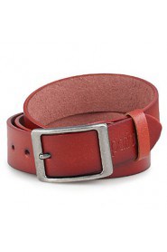 Men Faux Leather Waist Belt,Vintage/ Party/ Work/ Casual Alloy/ Leather P3D1P1K2