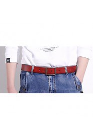 Men Faux Leather Waist Belt,Vintage/ Party/ Work/ Casual Alloy/ Leather P3D1P1K2