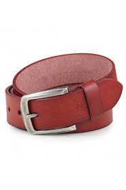 Men Faux Leather Waist Belt,Vintage/ Party/ Work/ Casual Alloy/ Leather P3D1P1K3