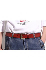 Men Faux Leather Waist Belt,Vintage/ Party/ Work/ Casual Alloy/ Leather P3D1P1K1