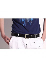 Men Faux Leather Waist Belt,Vintage/ Party/ Work/ Casual Alloy/ Leather P3D1P1K1