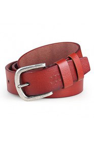 Men Faux Leather Waist Belt,Vintage/ Party/ Work/ Casual Alloy/ Leather P3D1P1K7