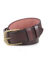 Men Faux Leather Waist Belt,Vintage/ Party/ Work/ Casual Alloy/ Leather P3D1P1K8