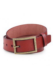 Men Faux Leather Waist Belt,Vintage/ Party/ Work/ Casual Alloy/ Leather P3D1P1K4