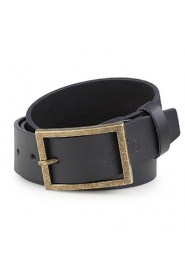 Men Faux Leather Waist Belt,Vintage/ Party/ Work/ Casual Alloy/ Leather P3D1P1K4