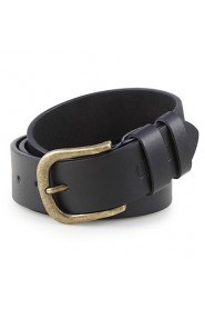 Men Faux Leather Waist Belt,Vintage/ Party/ Work/ Casual Alloy/ Leather P3D1P1K5