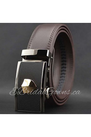 Men's Leisure Automatic Buckle Leather Belt