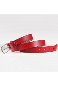 Women Microfiber leather Waist Belt,Vintage/ Party/ Work/ Casual Alloy P3D1P203