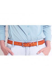 Women Microfiber leather Waist Belt,Vintage/ Party/ Work/ Casual Alloy P3D1P203