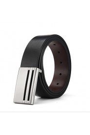 Italy Men's Genuine Leather Belt Business Waist Belts