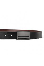 Italy Men's Genuine Leather Belt Business Waist Belts