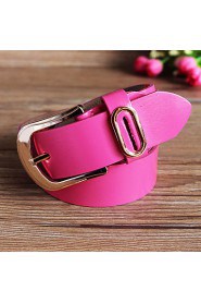 Women Calfskin Waist Belt,Casual Alloy All Seasons