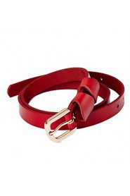 Women Skinny Belt/ Waist Belt,Party/ Casual Leather All Seasons