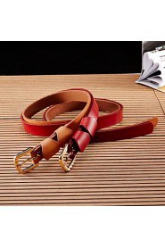 Women Skinny Belt/ Waist Belt,Party/ Casual Leather All Seasons