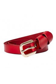 Women Skinny Belt/ Waist Belt,Party/ Casual Leather All Seasons