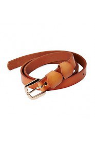 Women Skinny Belt/ Waist Belt,Party/ Casual Leather All Seasons