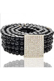 Women's Fashion Joker Rhinestone Pearl Belt