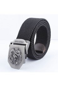 Men Canvas Buckle,Vintage/ Casual Alloy All Seasons