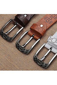 Men Waist Belt,Work/ Casual Alloy/ Leather All Seasons