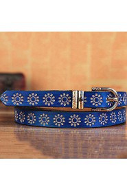 Women Calfskin Skinny Belt,Vintage/ Casual Alloy All Seasons