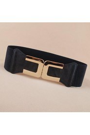 Women Wide Belt,Casual Alloy All Seasons