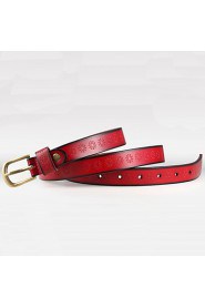 Women Microfiber leather Waist Belt,Vintage/ Party/ Work/ Casual Alloy P3D1P208