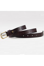 Women Microfiber leather Waist Belt,Vintage/ Party/ Work/ Casual Alloy P3D1P208