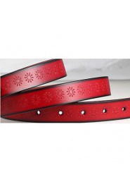 Women Microfiber leather Waist Belt,Vintage/ Party/ Work/ Casual Alloy P3D1P208