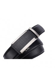 Business Ratchet Belt Luxurious Genuine Leather