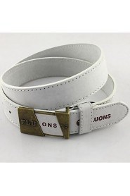 Men Waist Belt,Work/ Casual Alloy/ Leather All Seasons