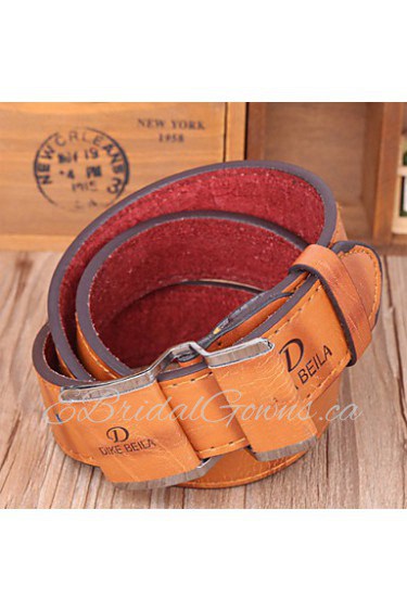 Men PU Waist Belt,Party/ Work/ Casual Alloy All Seasons